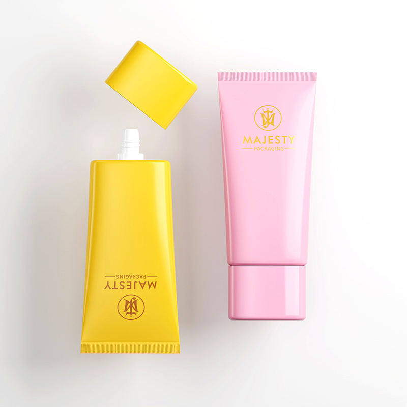 Fabricante de envases de tubo de loción para manos con protección solar, tapón de rosca de embalaje de tubo cosmético de plástico de forma ovalada, 30ml, 35ml, 50ml y 60ml