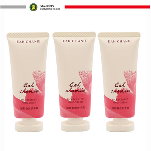 Envase de tubo de plástico vacío, crema BB, protector solar, crema de manos, tubo ovalado, cuidado de la piel, tubo de plástico cosmético, embalaje de 50ml