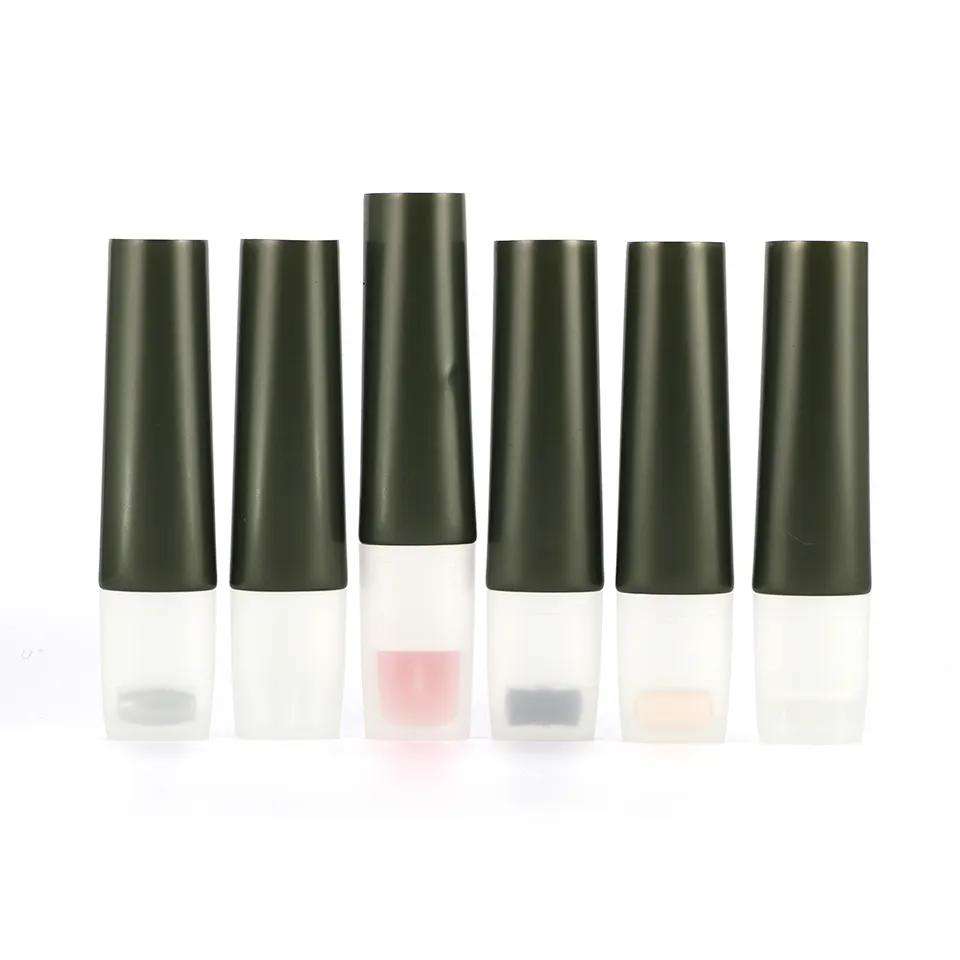 Tubo cosmético de plástico multiusos para crema facial, loción corporal, mascarilla, suero, embalaje de tubo cosmético, tubo ovalado de plástico ODM/OEM