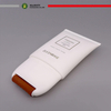 Tubo exprimidor de plástico ovalado vacío de 120ml con rodillo de masaje para tubo cosmético de loción crema con rodillo de encendido y apagado de silicona