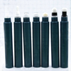 Tubo de crema para ojos personalizable, 15mL, 30mL, cuidado de la piel, aceite esencial, tubo de masaje, paquete de plástico, serigrafía, protector solar para labios