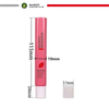Tubos plásticos cosméticos modificados para requisitos particulares del brillo de labios del lápiz labial del aplicador del silicón de 19m m 15ml 20ml del apretón