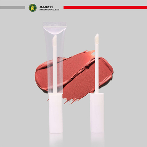 Nueva llegada, tubo de brillo de labios personalizado, tubo de esmalte de labios de plástico para aceite de labios, cosméticos, lápiz labial y embalaje de crema
