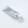 Custom120ML, embalaje de tubo de plástico PE suave vacío impreso, estampado en caliente, manipulación de superficies, envases para embalaje de loción limpiadora Facial