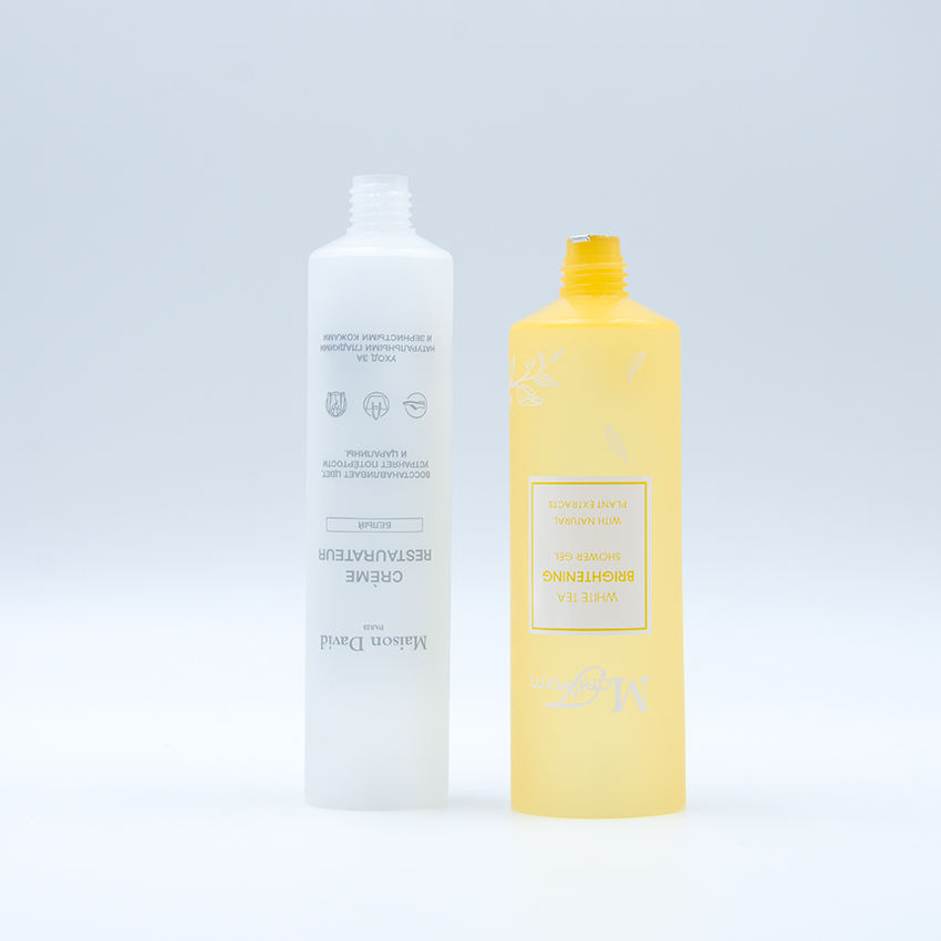 Tubo cosmético transparente personalizable, embalaje transparente de plástico, crema hidratante para el cuidado de la piel, protector solar, crema para ojos, Gel exfoliante Facial