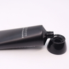 OEM 80ml 100ml 120ml Tubo de plástico vacío negro Crema facial Tubo de limpiador facial para hombres con tapón de rosca Embalaje para lavado de cara