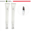 Masajeador vacío Aplicador de aleación de zinc Tubo cosmético 7 ml 10 ml 20 ml Aplicador de punta de brillo de metal para apretar el tubo personalizado