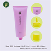 Tubo de gel de ducha y champú de 200ML personalizado, tubo suave cosmético para acondicionador de cabello, tubo de plástico con tapa de boquilla larga
