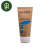 Embalaje de reciclaje ecológico, protección solar, crema de manos en tubo de plástico biodegradable, tubo prensado de papel Kraft