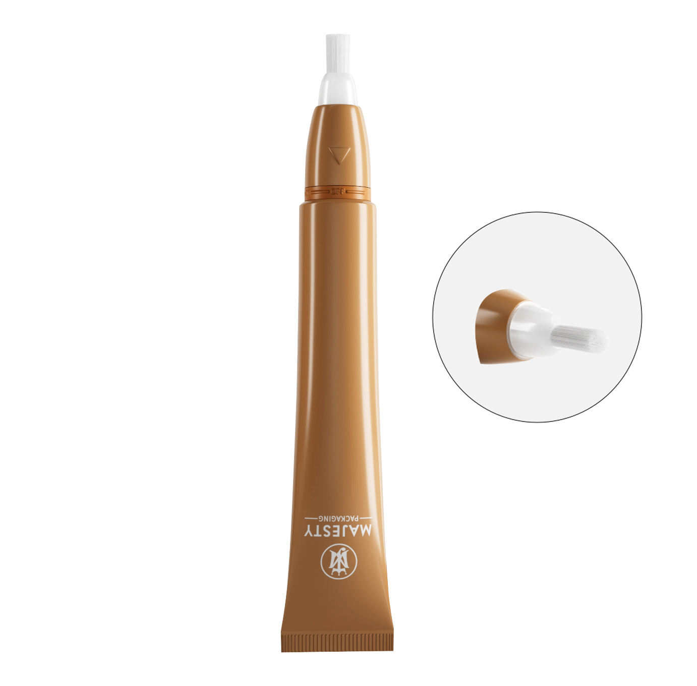 Tubo de rubor líquido vacío de plástico suave personalizado, bola de rodillo, cepillo aplicador de masaje, esmalte de uñas, embalaje de aceite, paquete de tubo para el cuidado de los labios