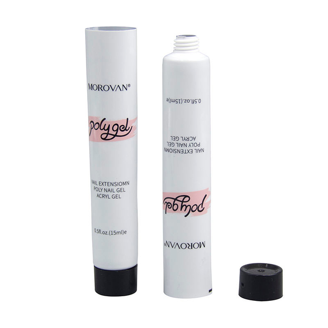 OEM D19mm, embalaje de lujo para el cuidado de la piel, tubo cosmético para gel para ojos, crema BB, loción, base, máscara, forma exprimible, Perfume de maquillaje