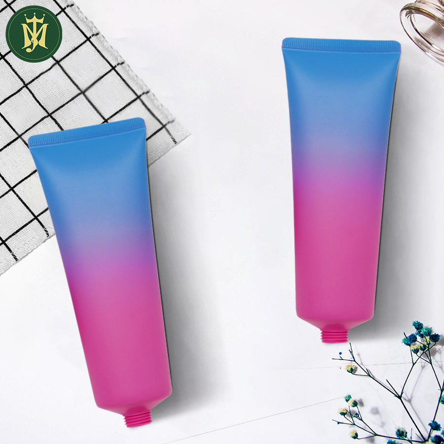 Tubos de plástico vacíos personalizados de 80 ml a 120 ml para envases de crema de manos cosmética y limpieza facial