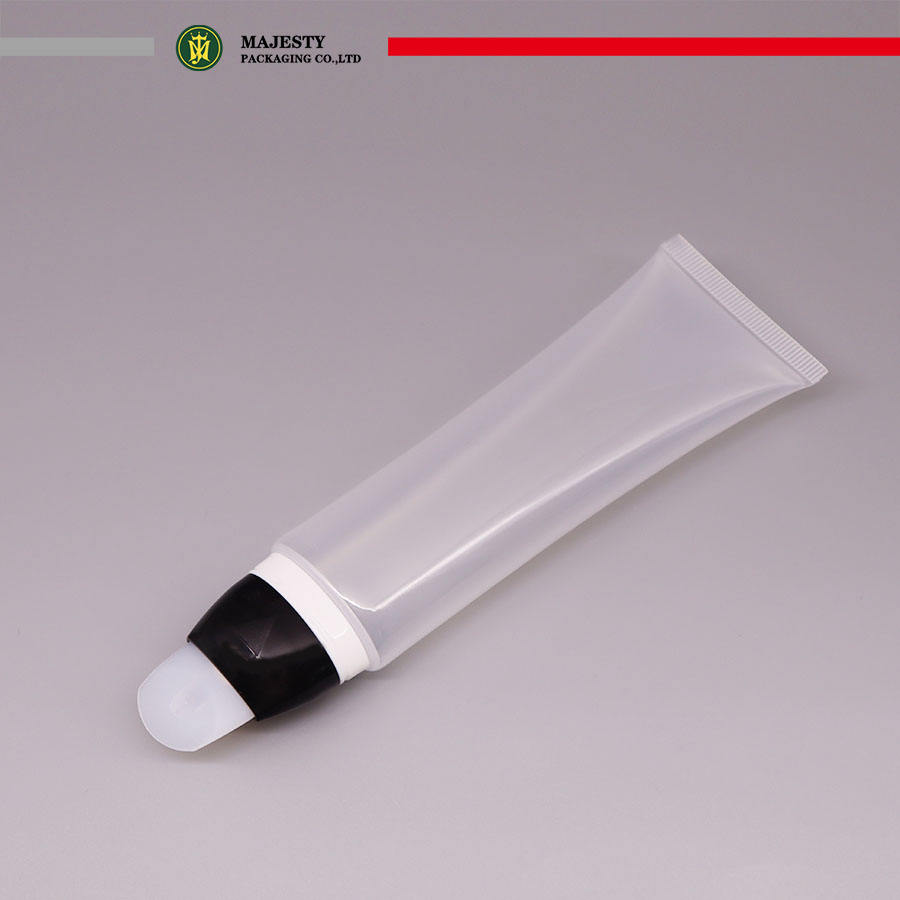 Tubo de plástico cosmético, aplicador de silicona, tubo de masaje para cuidado personal