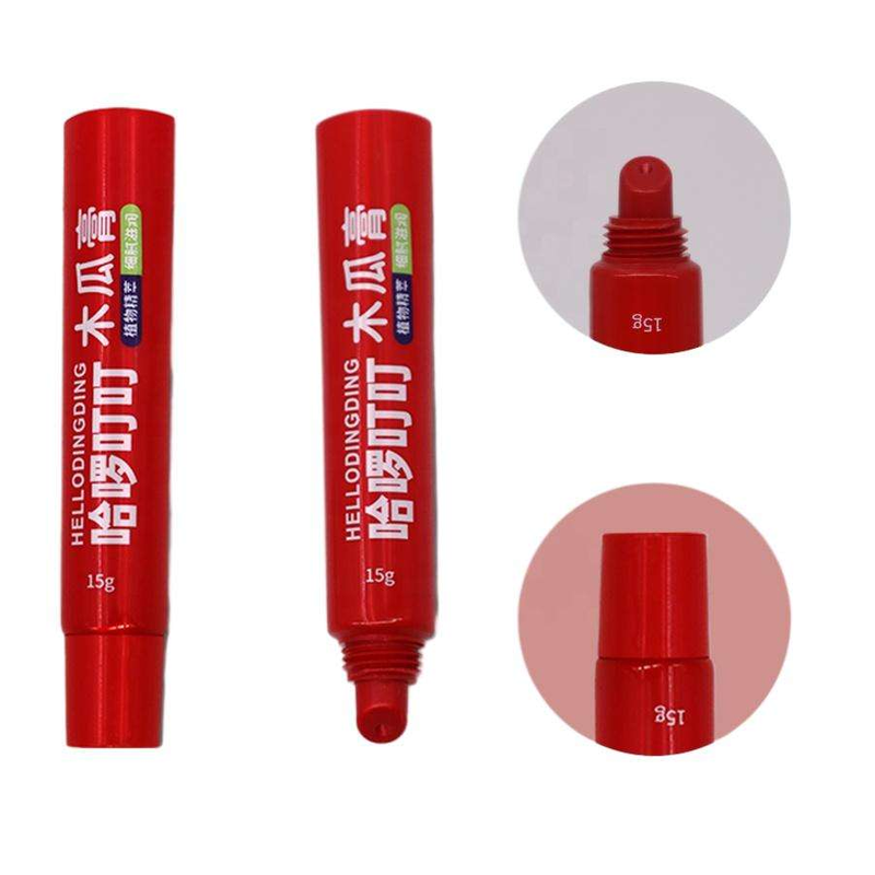 Tubos vacíos personalizados 10ml 15ml 20ml 30ml del apretón del OEM ideales para el bálsamo labial de protección solar crema