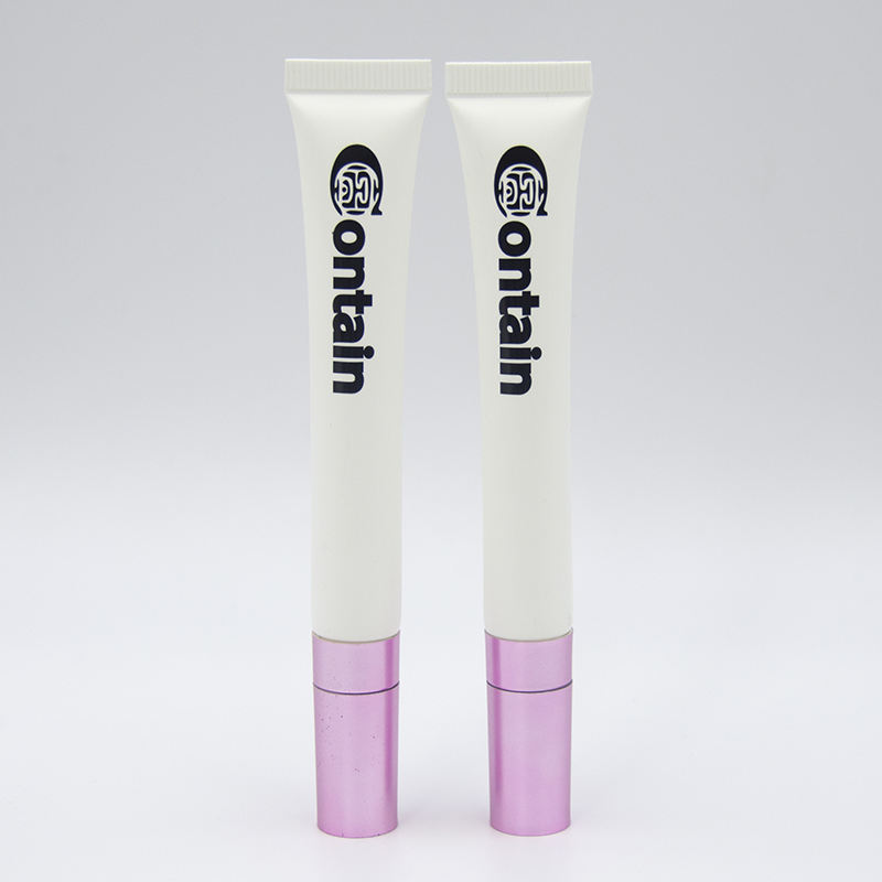 Gran oferta de tubo de embalaje de 10ml, 15ml y 20ml con cabezal aplicador vibratorio para crema de ojos, lápiz labial, protector solar y limpiador