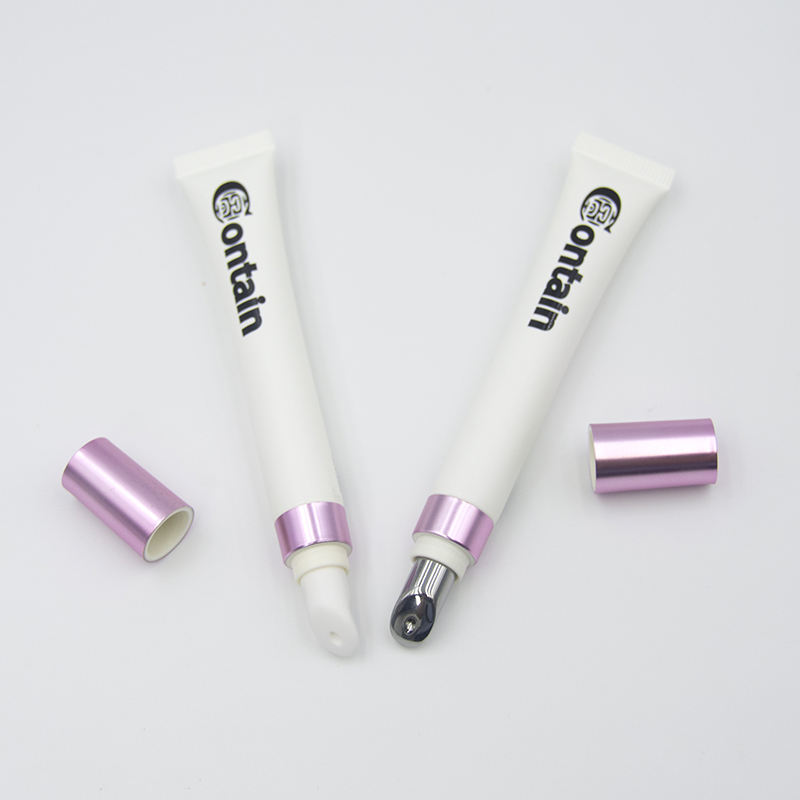 Gran oferta de tubo de embalaje de 10ml, 15ml y 20ml con cabezal aplicador vibratorio para crema de ojos, lápiz labial, protector solar y limpiador