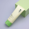 Tubo ovalado cosmético OEM100ML-120ML para crema de ojos, cuidado de la piel, lavado de cara y tubo exprimidor de protector solar con tapa de rosca