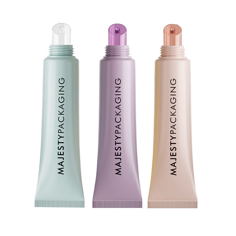 10ml-20ml plástico PE brillo de labios cosmético lápiz labial bálsamo labial exfoliante de labios envase exprimidor tubo de embalaje para el cuidado del aceite de labios