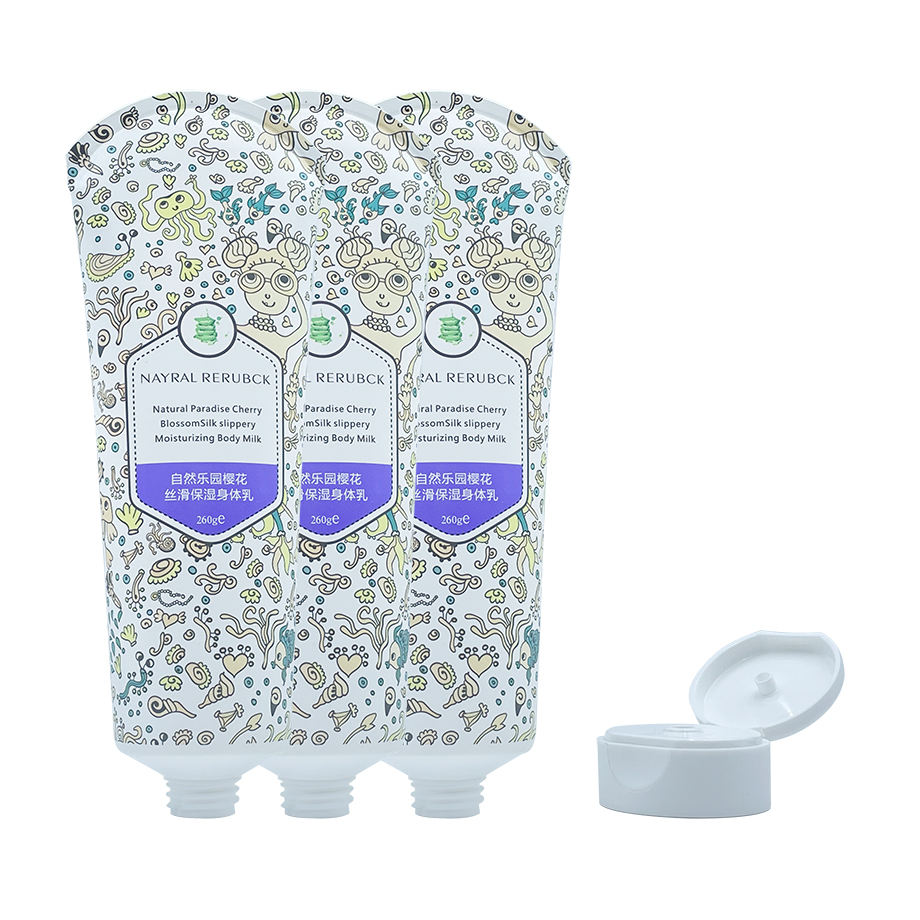 Tubos de plástico vacíos para crema para el cuidado de la piel y protector solar de fábrica OEM, para loción, champú, crema para ojos, embalaje, serigrafía, tubo cosmético