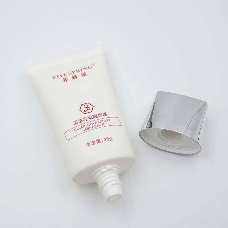 Manguera de plástico ovalada OEM 30ML-100ML para embalaje de cuidado facial para protector solar BB Cream Limpiador facial Crema para ojos Máscaras