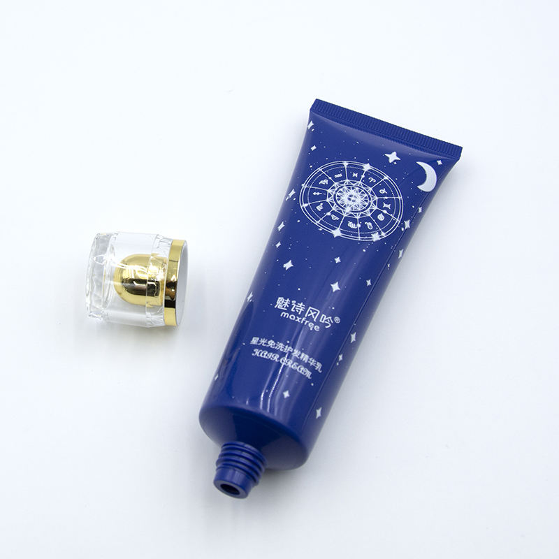 Cubierta acrílica suave personalizada, loción corporal, tubo de limpieza facial, protector solar personalizado, embalaje de tubo de plástico para crema facial y manos