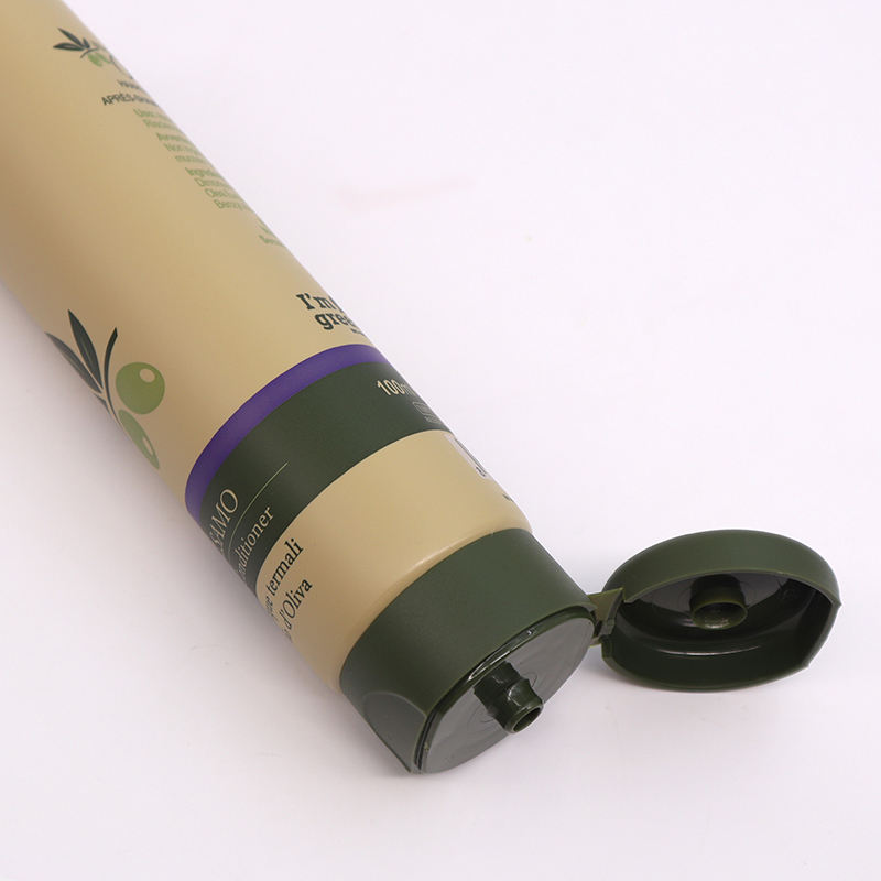 OEM 100ml-200ml Tubo de embalaje cosmético de plástico Tubo vacío de champú y loción corporal con tapa abatible Embalaje exprimible Limpieza facial