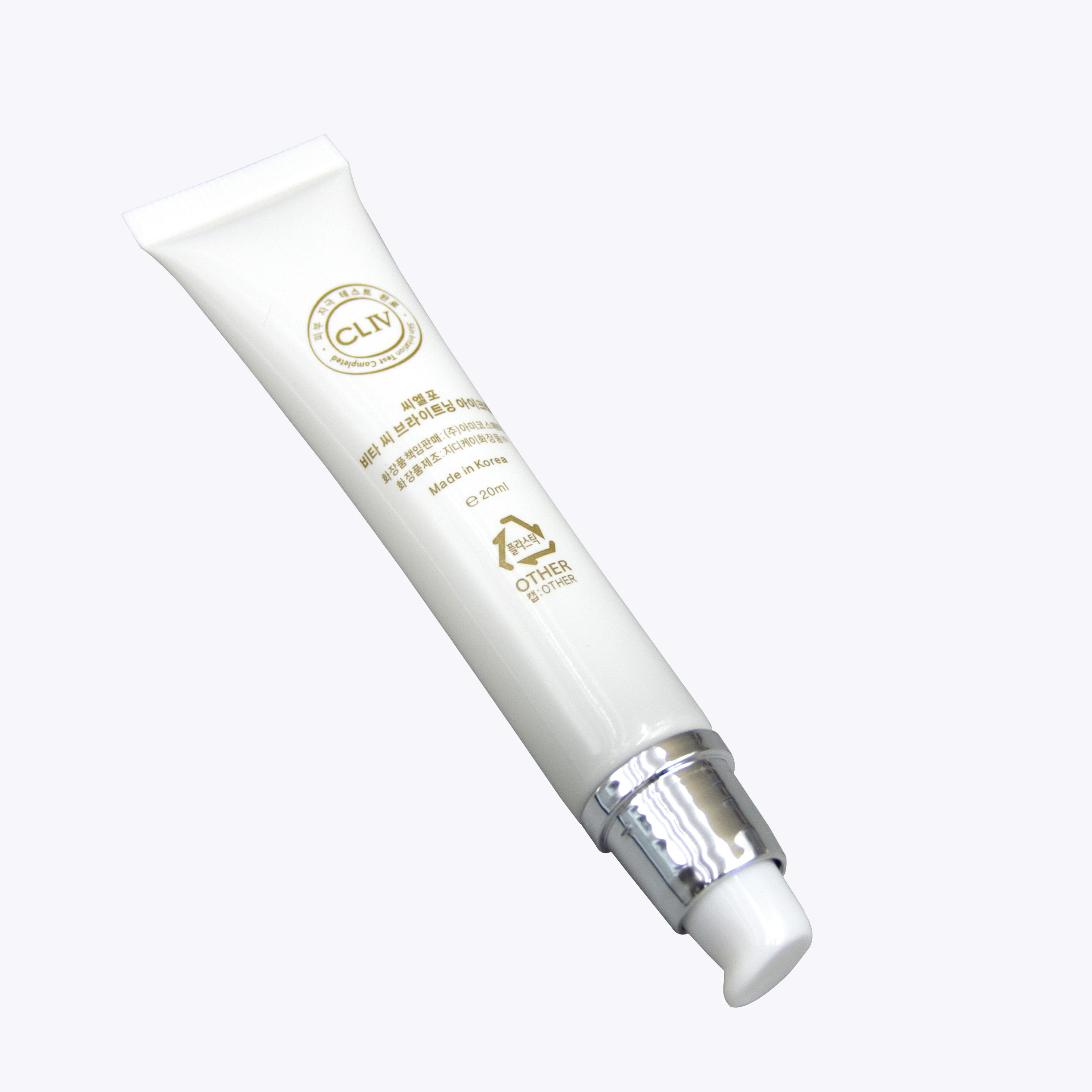 Tubo de embalaje de crema esencial de PE suave personalizado, cabezal de bomba sin aire para protector solar, crema facial y para ojos, base líquida BB CC