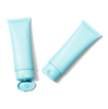 Tubos de plástico planos ovalados personalizados, crema para manos, limpiador facial, embalaje de tubo, protector solar, base BB con tapa abatible