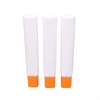 Tubo cosmético de forma cuadrada OEM, 50ml, tubo con boquilla para apretar suave y vacío, base para crema, cuidado de la piel, crema para ojos, serigrafía