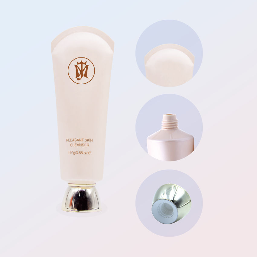 Tubo de plástico suave OEM para protección solar, cosméticos, crema de manos, loción corporal, limpiador facial, embalaje de gel con tapa de tornillo