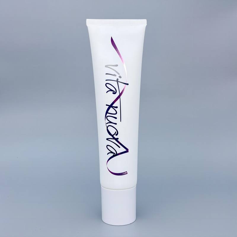 Crema de manos y limpiador Facial de PE personalizable, embalaje de plástico suave, tubo para apretar, tubo de lavado de cara, tapón de rosca para tubo de protección solar, 100g