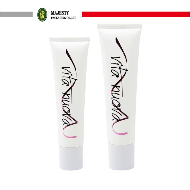 Crema de manos y limpiador Facial de PE personalizable, embalaje de plástico suave, tubo para apretar, tubo de lavado de cara, tapón de rosca para tubo de protección solar, 100g