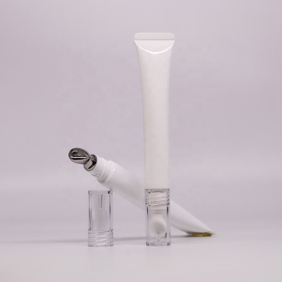Envase de empaquetado vacío vendedor caliente del tubo plástico de la crema cosmética del ojo del tapón de rosca de la bomba