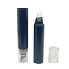 Tubo de plástico personalizado de fábrica de 15 ml para envases cosméticos de rímel con aplicador de aleación de zinc y tubo de crema para ojos de masaje de cerámica