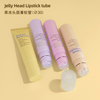 Tubos de plástico cosméticos contenedores de brillo de labios de gelatina personalizados