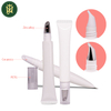 Aplicador de aleación de zinc o cerámica, tubo de plástico para crema para ojos, 10ml, 15ml, 20ml, tubo cosmético de plástico, embalaje de tubo de plástico para ojos