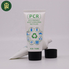 Tubo cosmético de plástico ecológico, embalaje de tubo plástico reciclable PCR, crema de manos, crema facial, tubo cosmético de plástico protector solar