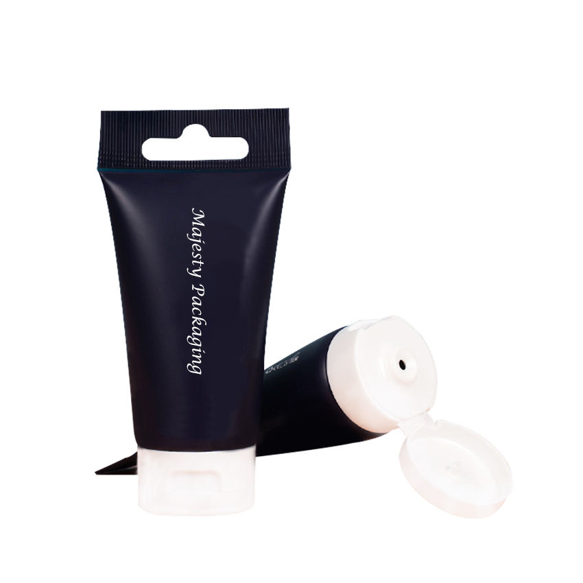 100ml 150ml Plástico PE Tuve Envase cosmético Loción corporal Protector solar Tubo de loción de mano Tapa superior Tubo Tubo de plástico para el cuidado de la piel
