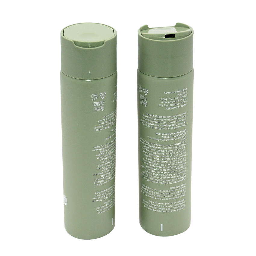 Envases cosméticos Tubos de plástico: tapa superior de disco vacío para champú, acondicionador, loción corporal, productos para el cuidado de la piel