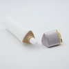 Tubo de compresión triangular con logotipo personalizado, embalaje vacío de 30mm, crema de lavado de cara, lápiz labial, 0,5mm de espesor, Material PP, tapón de rosca, protector solar