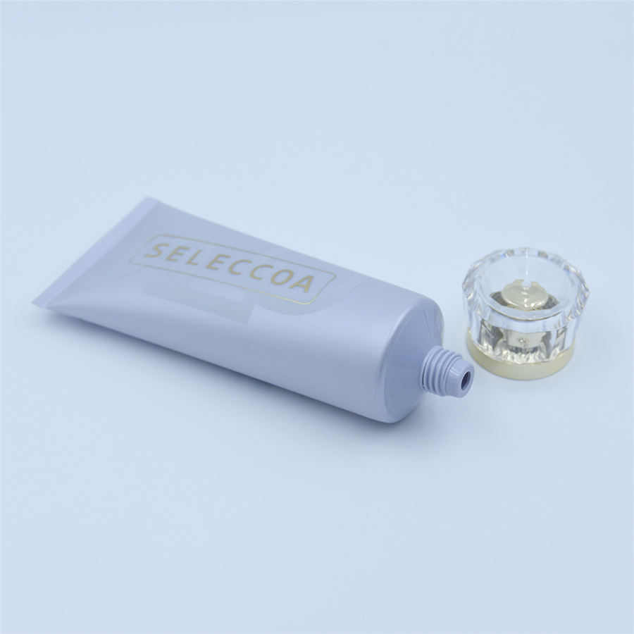 Emulsión facial personalizable Tubos de plástico cosméticos vacíos Uso de material de PE para crema Protector solar para envases de embalaje para el cuidado de la piel