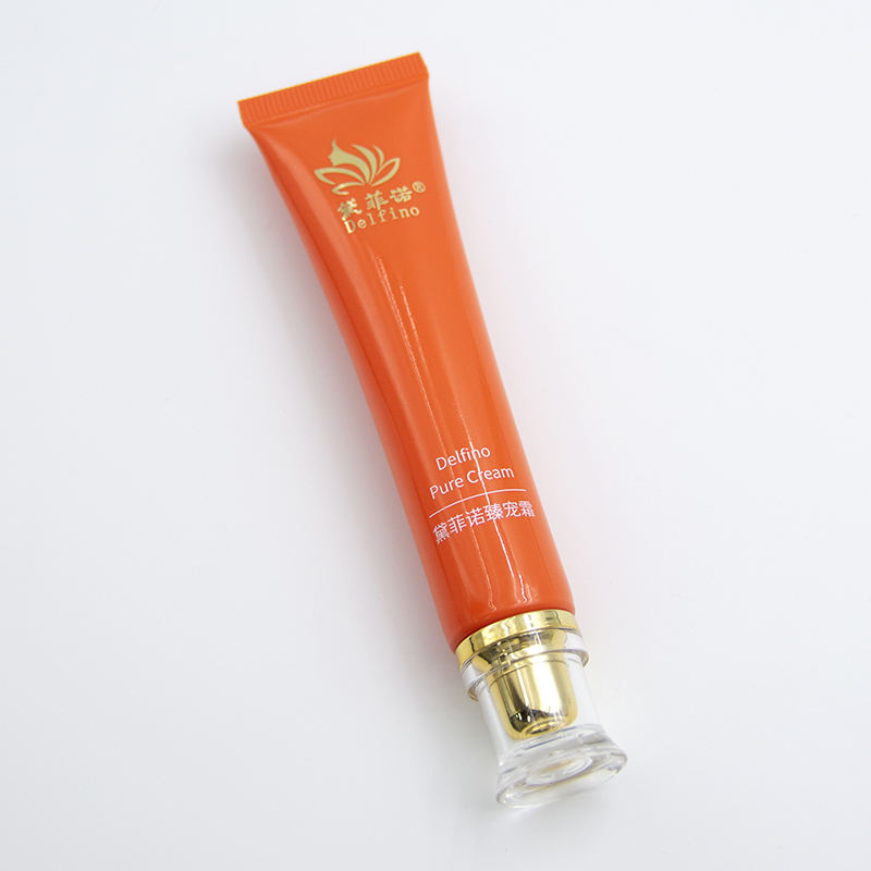 Embalaje de tubo de plástico PE suave personalizado para base, protector solar, cosméticos faciales, limpiador, champú, máscaras, cuidado de la piel de forma redonda
