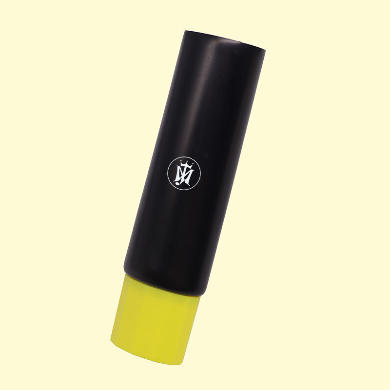Tubo vacío personalizado para apretar SPF 50 SunCream, base líquida, tubo de crema facial, embalaje para cosméticos de protección solar con tapón de rosca