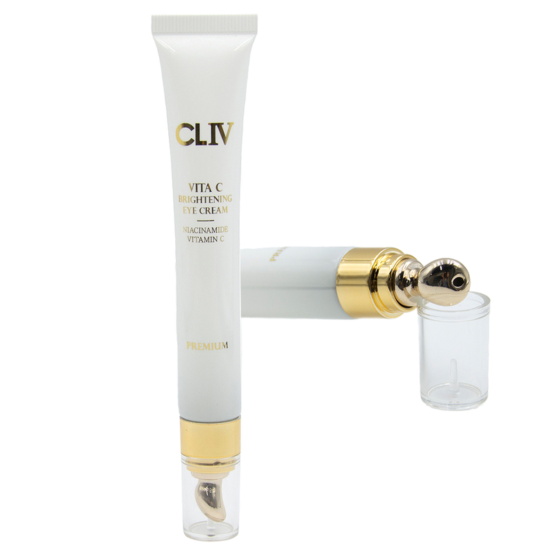 Tubo de embalaje de 10ml, 15ml, 20ml con cabezal aplicador vibratorio para crema de ojos, lápiz labial, protector solar y limpiador