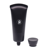 OEM 80ml 100ml 120ml Tubo de plástico vacío negro Crema facial Tubo de limpiador facial para hombres con tapón de rosca Embalaje para lavado de cara