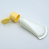 Tubo cosmético suave del tubo del apretón de la loción del PE vacío personalizado con la tapa abatible para el lavado de cara y la máscara de protección solar, etc.