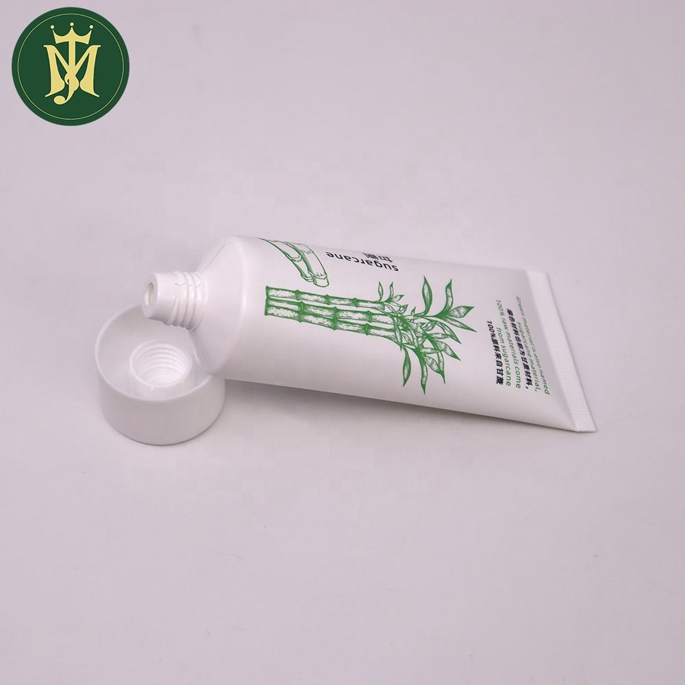 Tubos exprimibles vacíos degradables con logotipo personalizado, tubos de plástico para envases cosméticos ecológicos con precios directos de fábrica