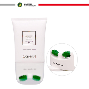 Aplicador de barra de rodillo de silicona para tubo de crema reafirmante de cuello, tubos redondos de plástico para el cuidado de la piel, uso cosmético