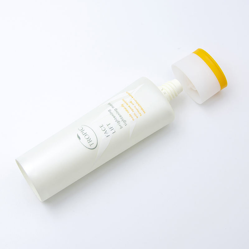 Tubo plástico ovalado cosmético de la fábrica del OEM para el empaquetado del apretón del protector solar del limpiador facial de la crema de manos