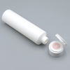 Tubo cosmético de plástico de fábrica para crema para ojos, mascarilla, protector solar, tubo exprimidor con embalaje con tapa abatible